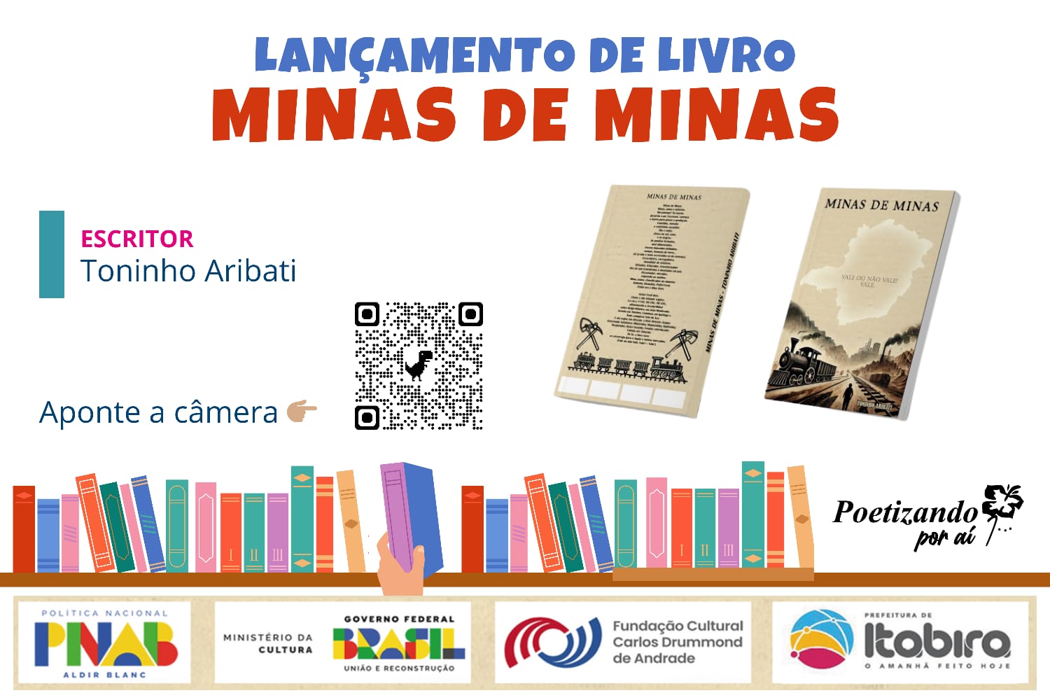 HORA DA POESIA: LANÇAMENTO – MINAS DE MINAS